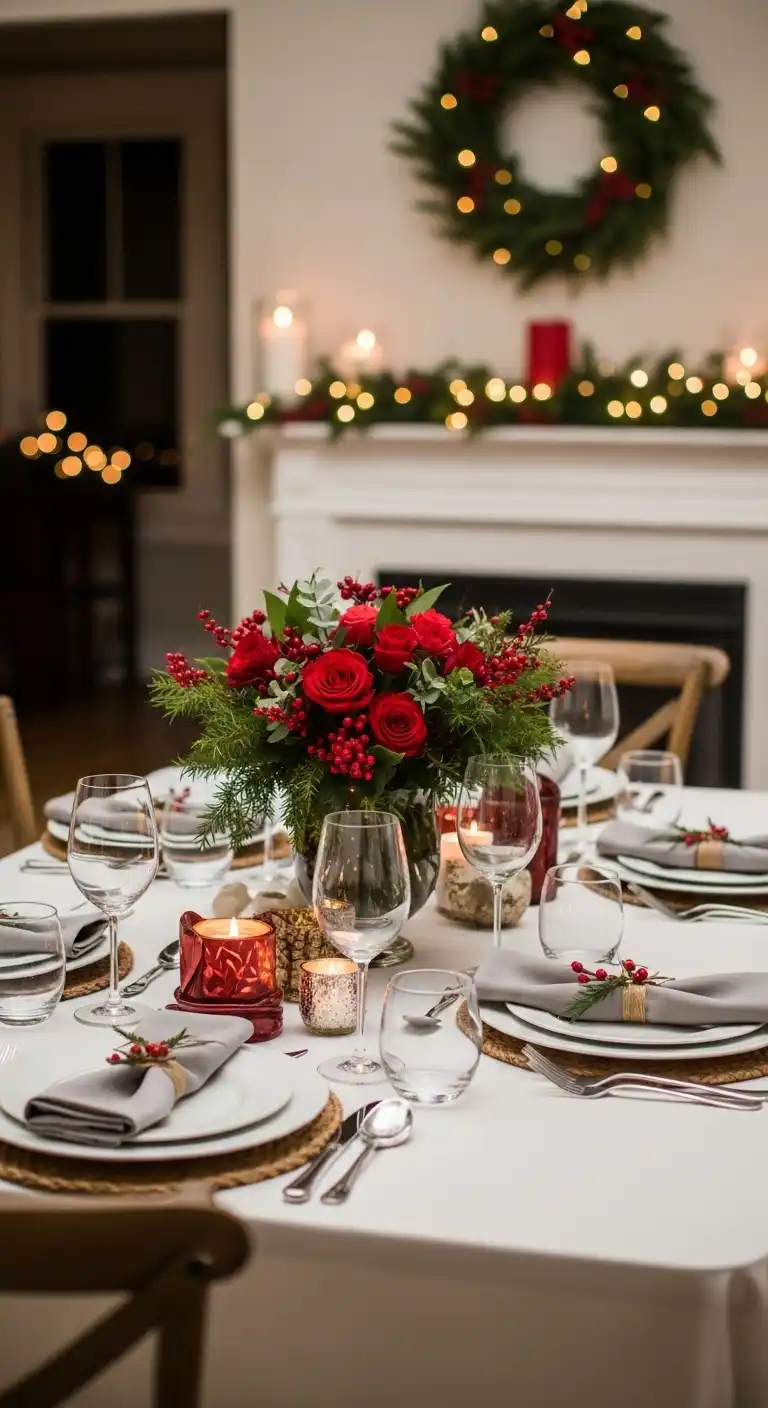 The Secret to Setting a Stunning Christmas Party Table