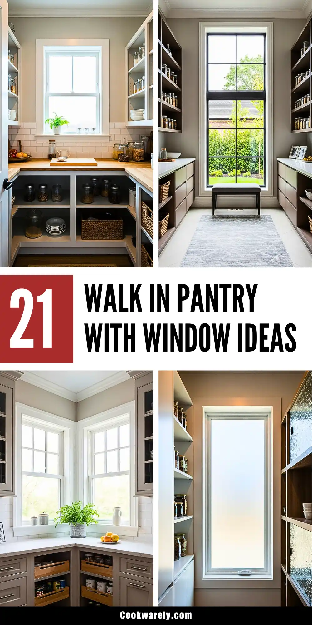 Walk In Pantry With Window