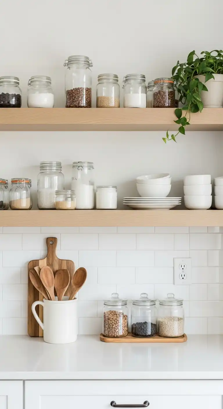 Why Minimalist Kitchen Shelf Styling Is Trending