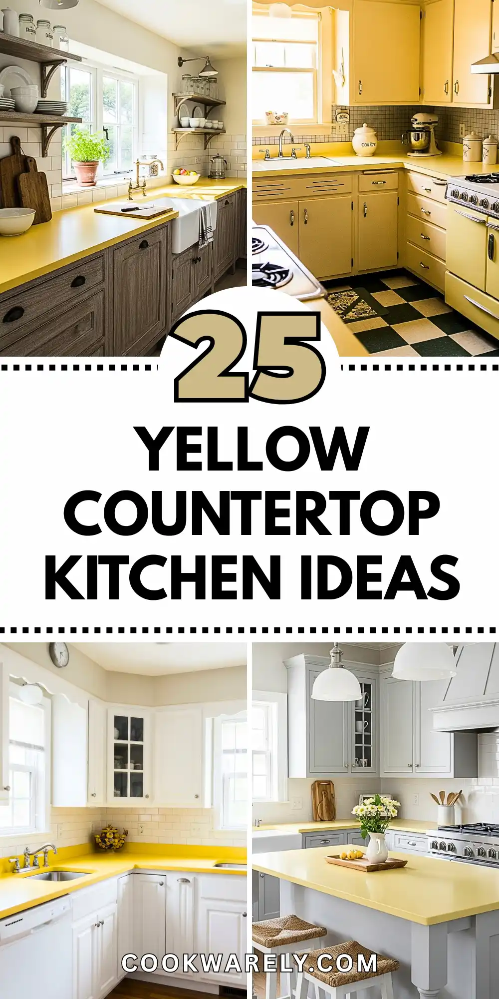Yellow Countertop Kitchen