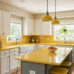 Yellow Countertop Kitchen Ideas