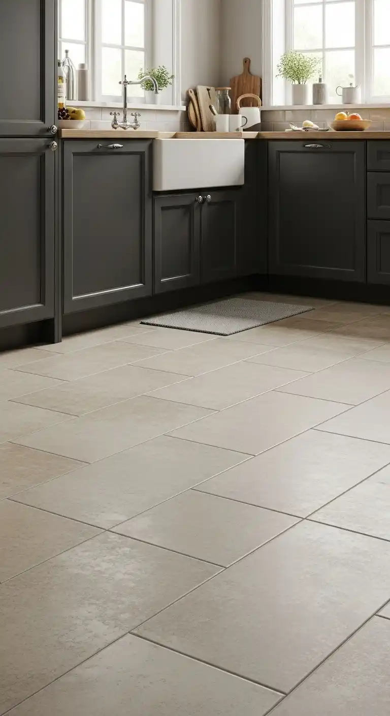 1. Ceramic Tile Flooring