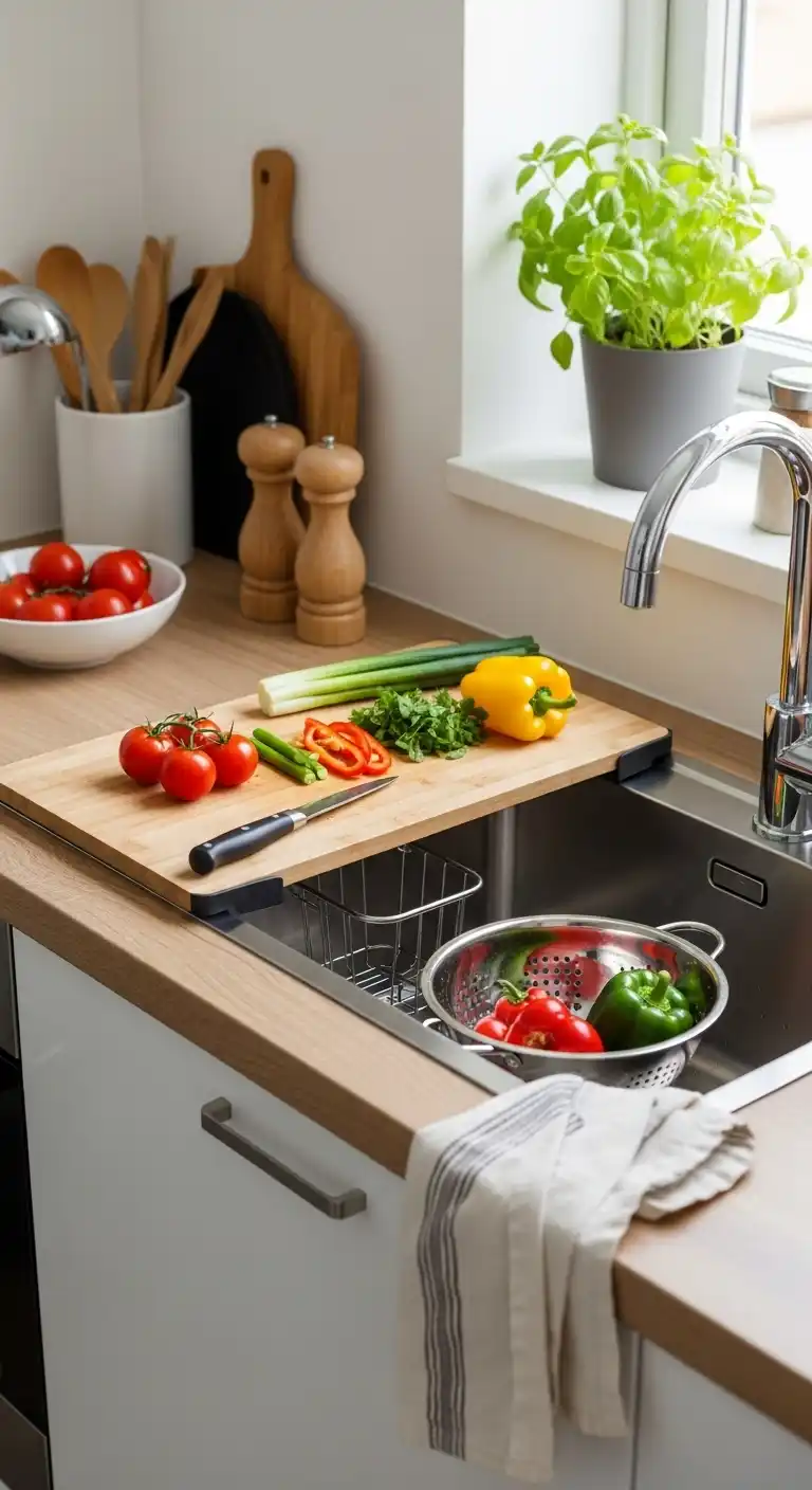 11. Use Over-the-Sink Cutting Boards