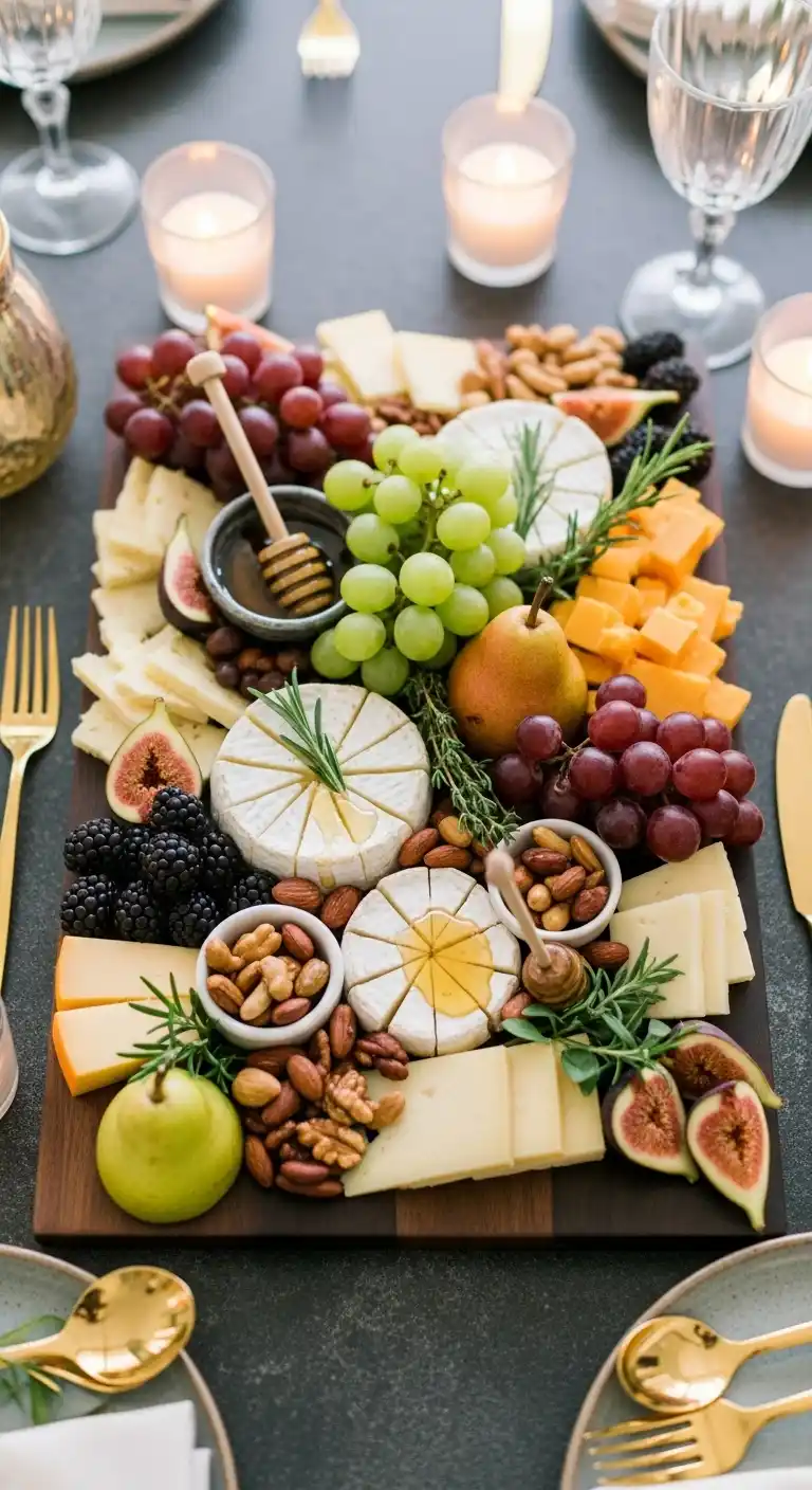 13. Luxury Fruit and Cheese Fusion Tray
