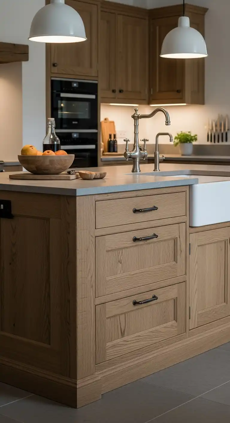 15. Rustic Oak Grandeur