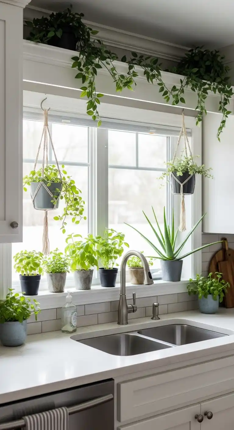 16. Add Greenery for a Natural Touch