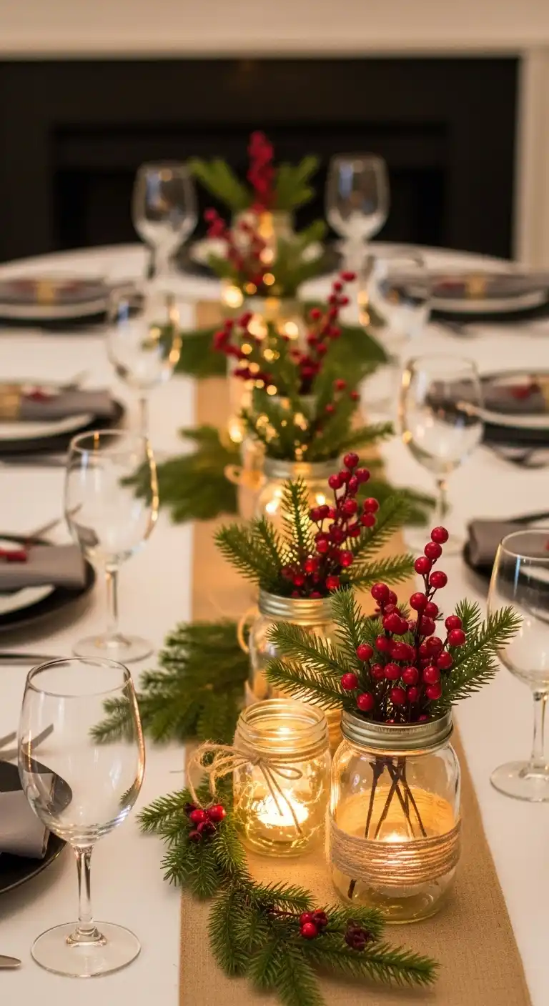 16. Simple Mason Jar Display