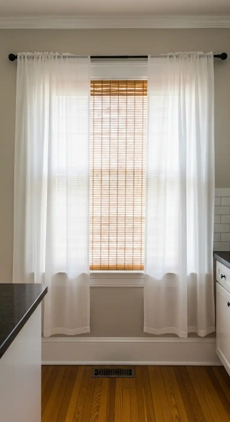 17. Replace Old Curtains with Light Window Treatments