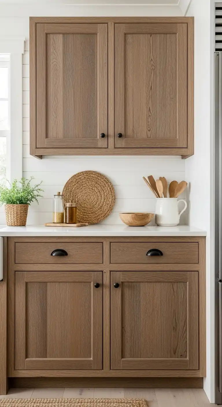 17. Rustic Coastal Cabinets