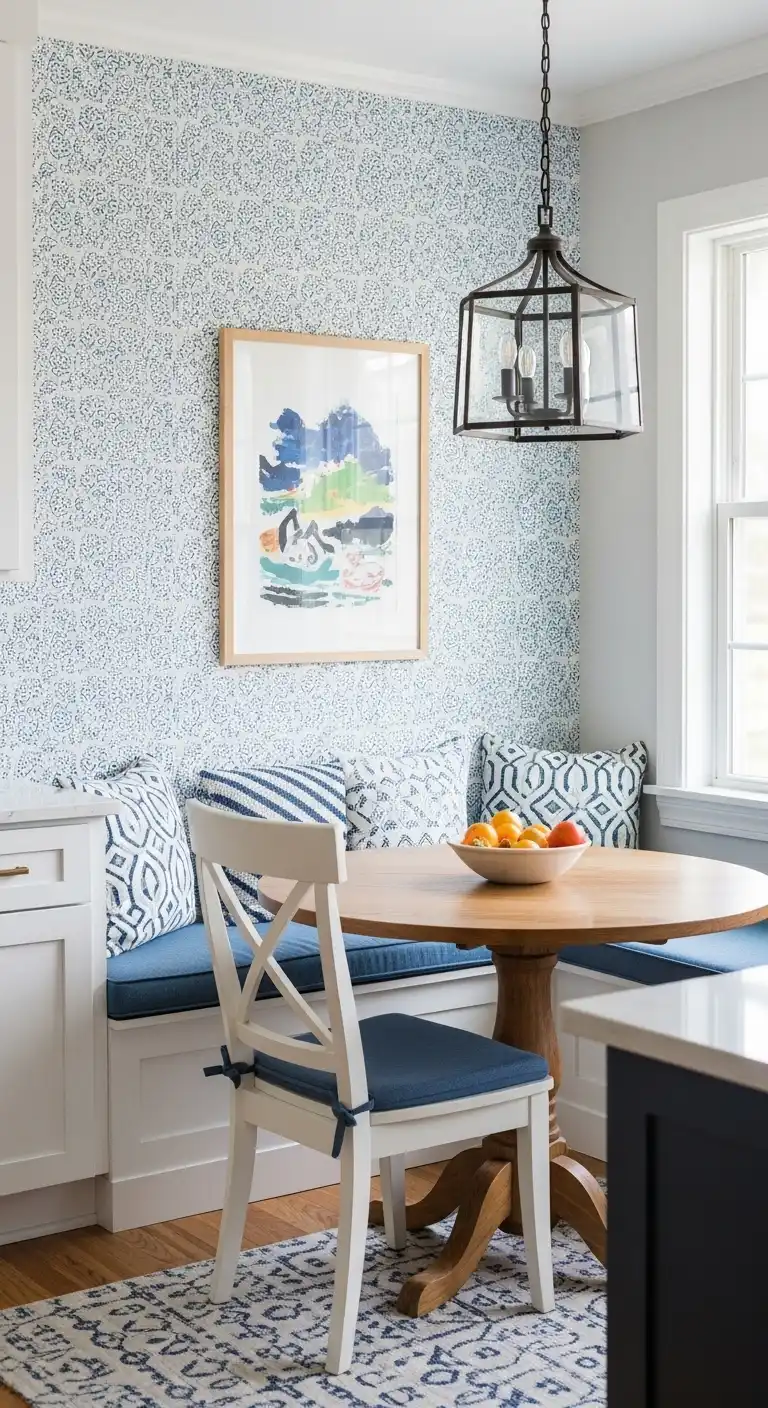19. Create a Focal Wall with Wallpaper