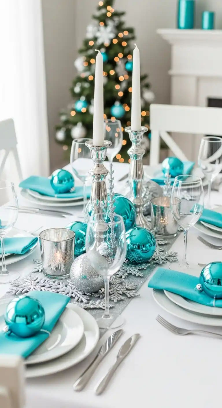 19. Turquoise and White – Fresh and Bright