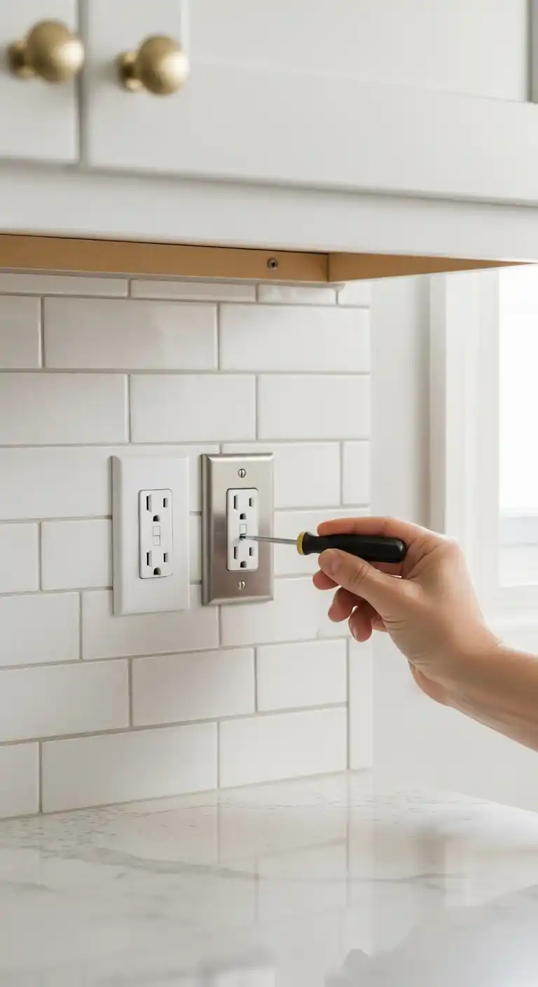21. Replace Old Switch Plates and Outlets