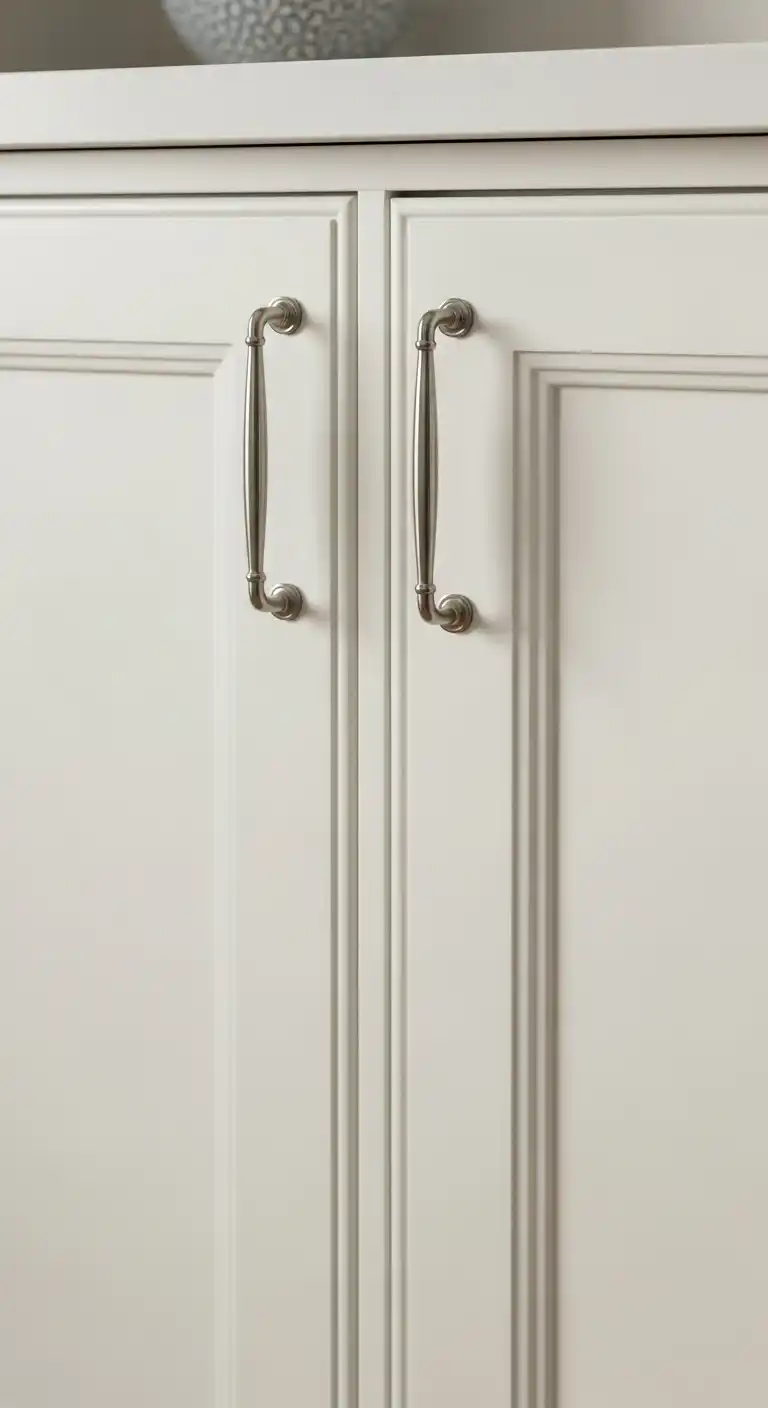 28. Coastal Cabinets with Beveled Edges