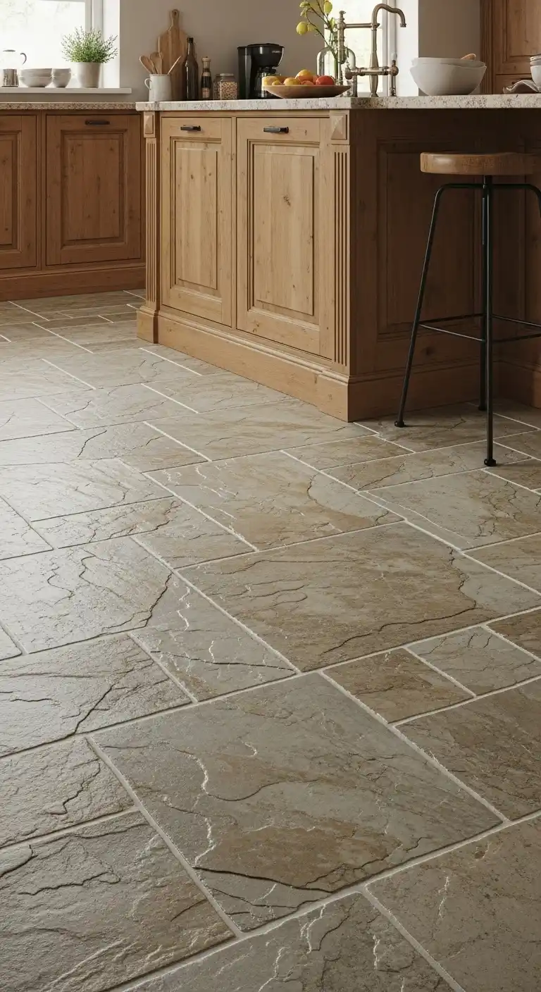 3. Natural Stone Flooring
