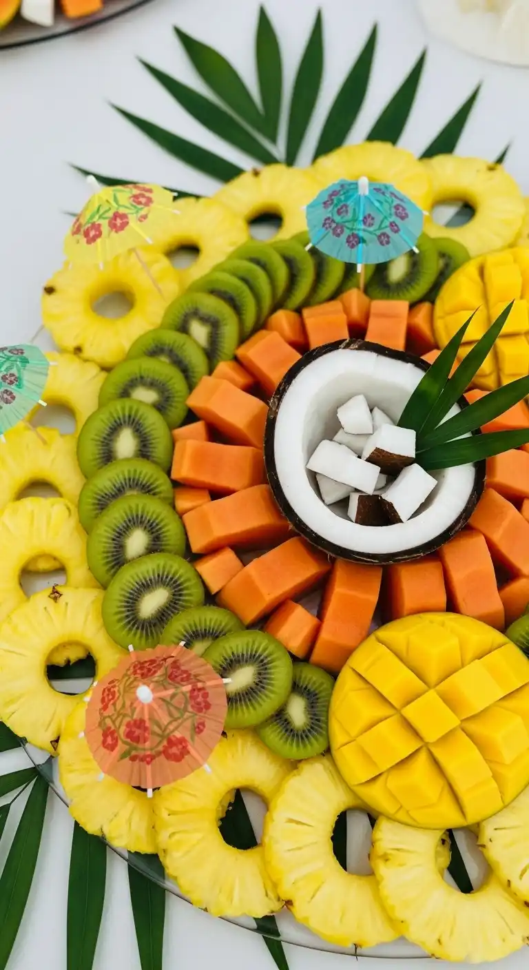 3. Tropical Paradise Fruit Platter