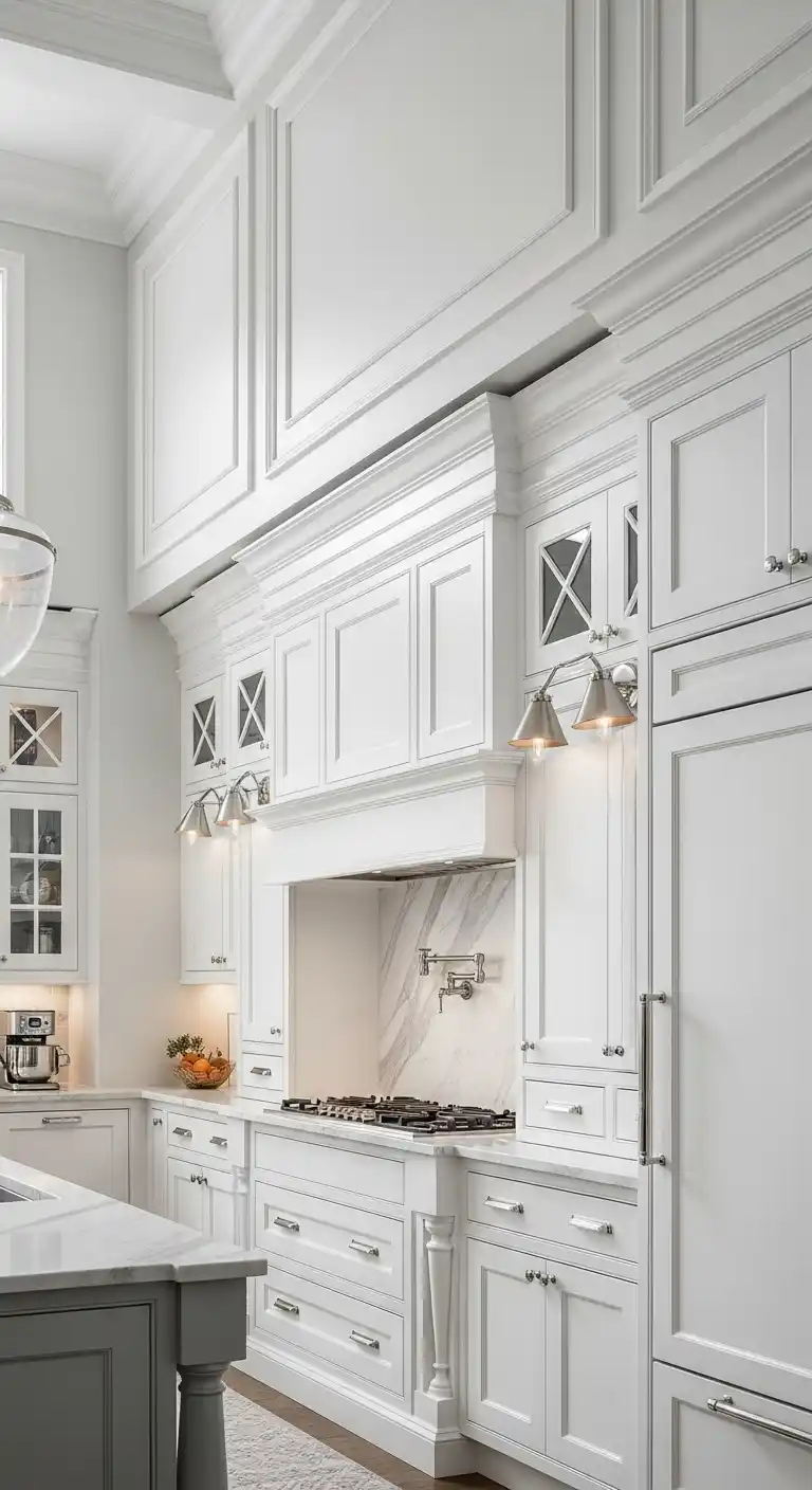5. Incorporate crown molding for a traditional upscale finish