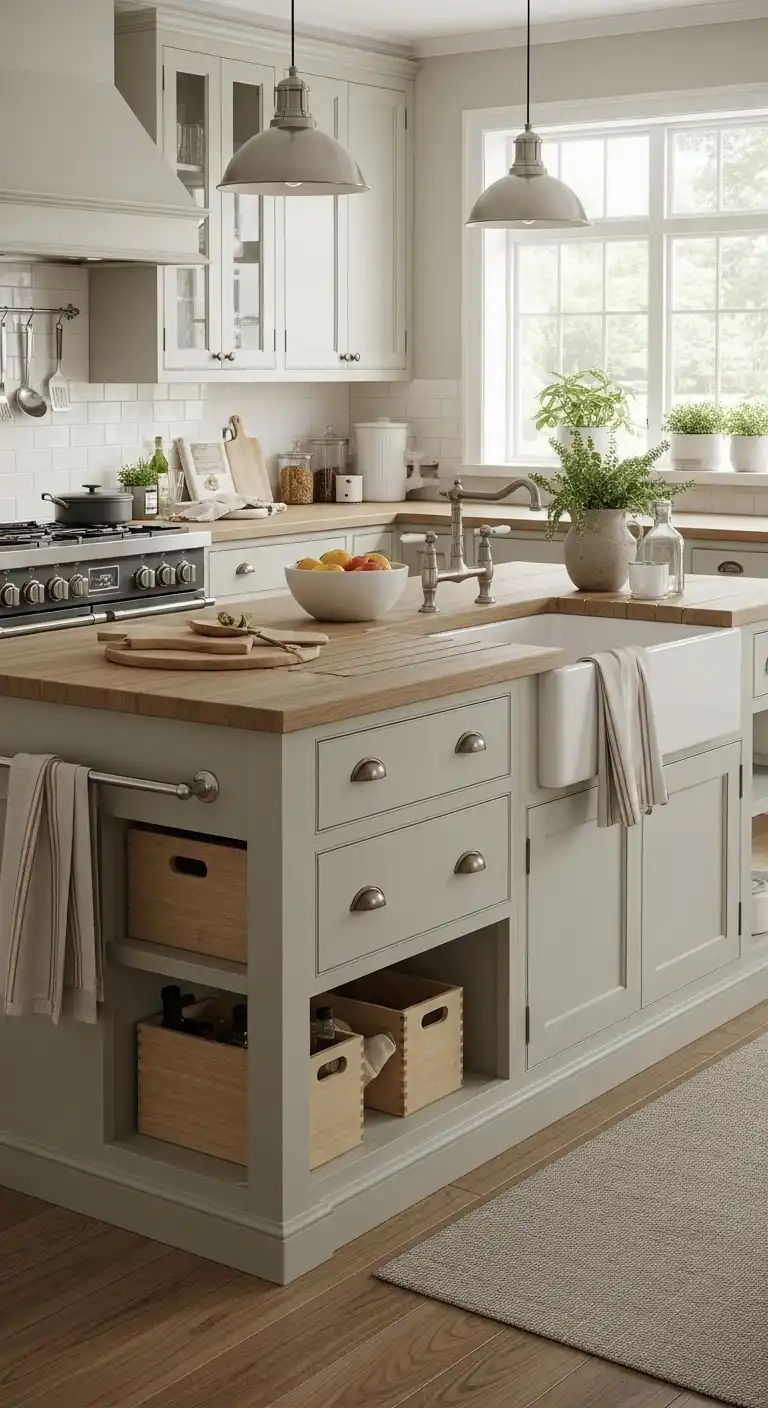 7. Farmhouse-Inspired Functionality