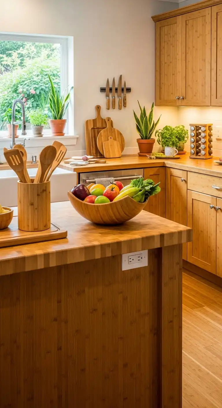 8. Choose Bamboo Kitchen Accessories