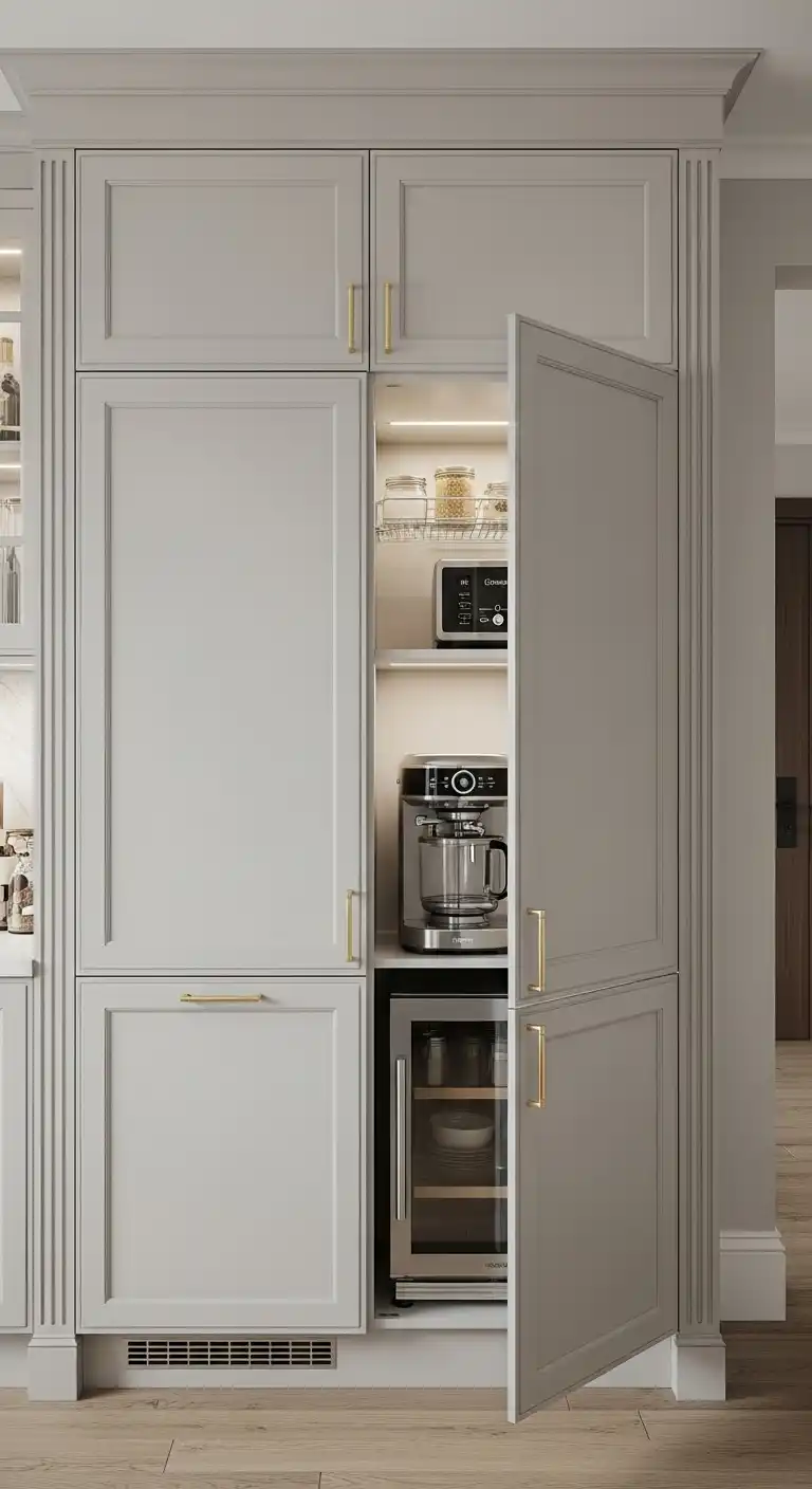 9. Floor-to-Ceiling Storage Cabinets