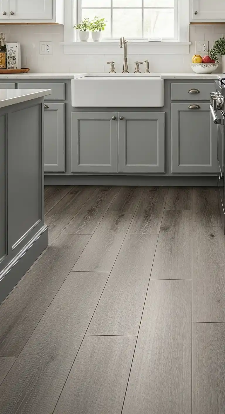 9. Refresh Flooring with Peel-and-Stick Vinyl