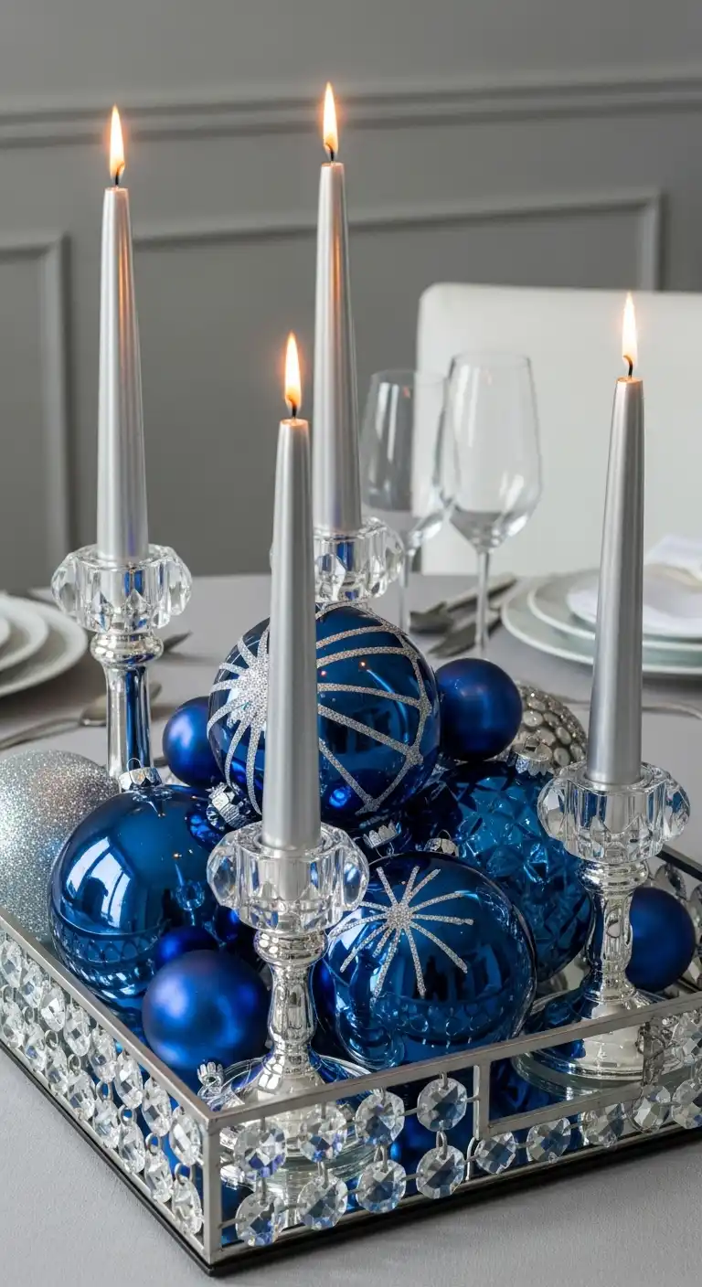 9. Sapphire Blue and Silver – Rich and Dazzling