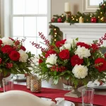 Christmas Flowers Centerpieces