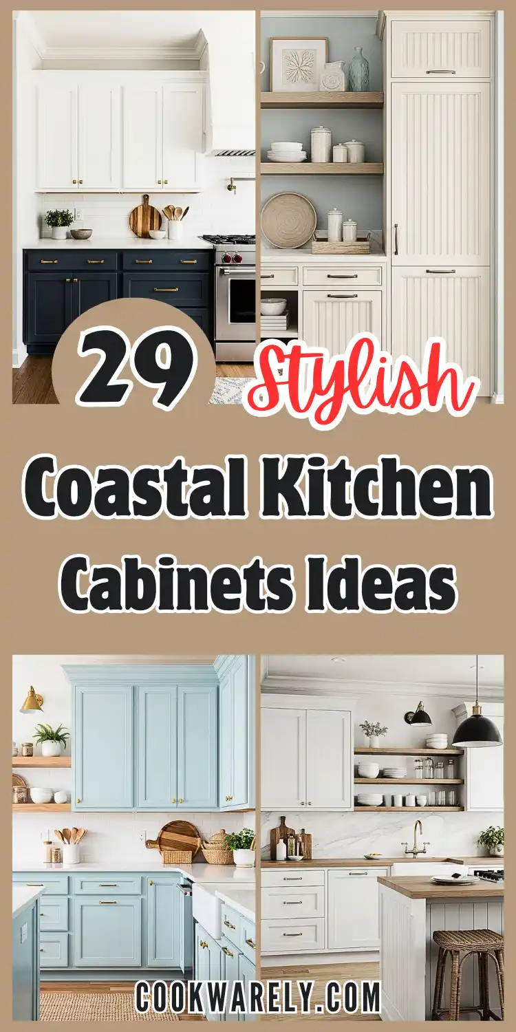 Coastal Kitchen Cabinets Ideas