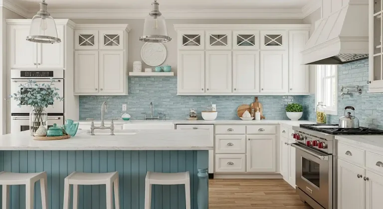 Coastal Kitchen Cabinets Ideas