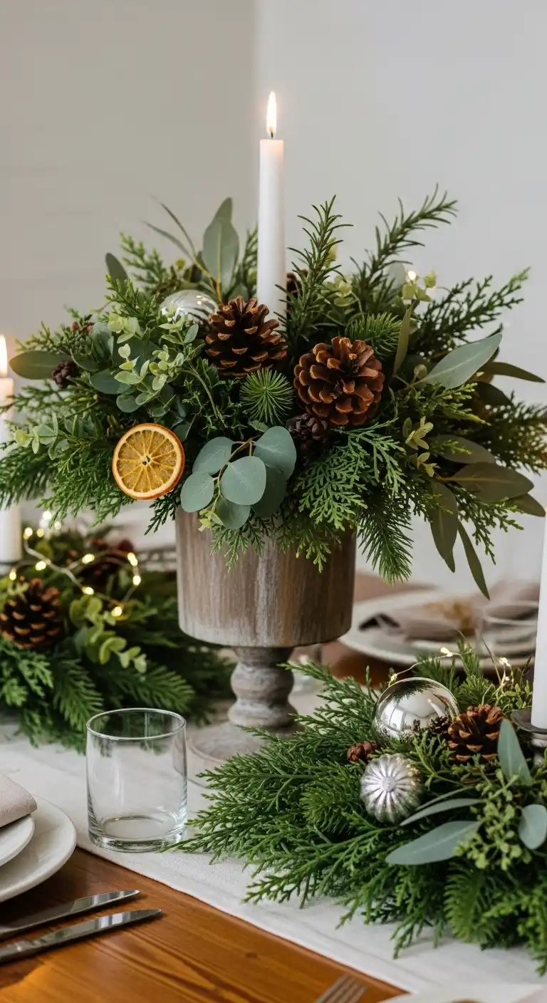 Creative Tips for Styling Christmas Greenery Centerpieces