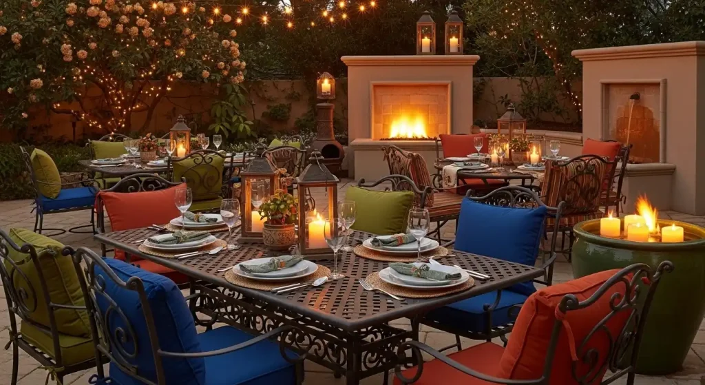 Embracing Rustic Outdoor Dining Charm