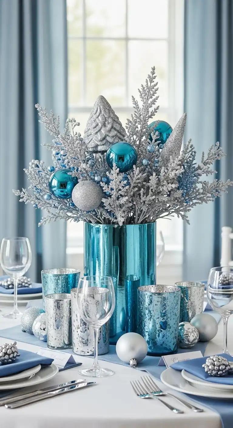 The Allure of Blue and Silver Décor