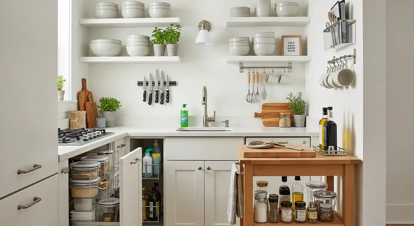 Tiny Kitchen Organization Hacks: 27 Ideas That Actually Work