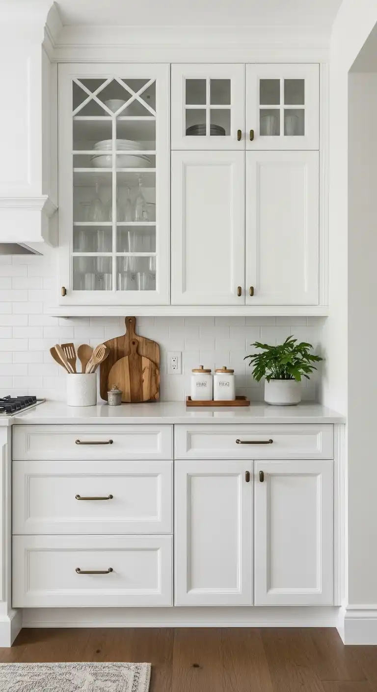 What Defines High End White Kitchen Cabinets