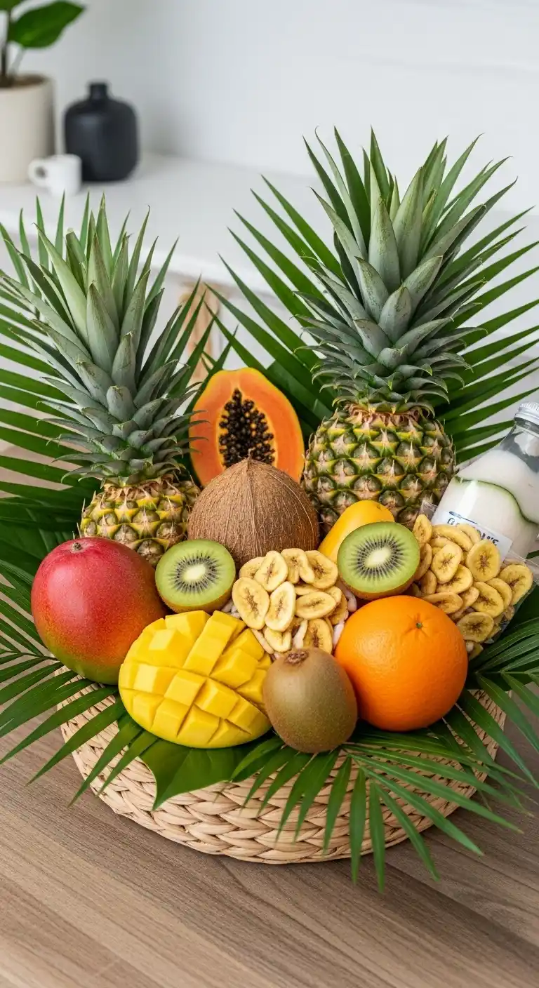 1. Tropical Paradise Basket