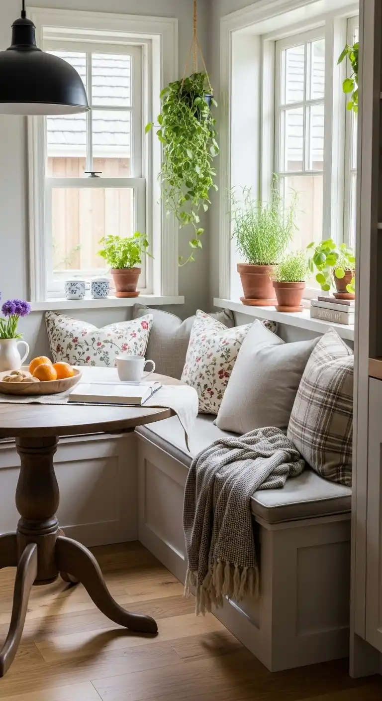 10. Include a Cozy Breakfast Nook