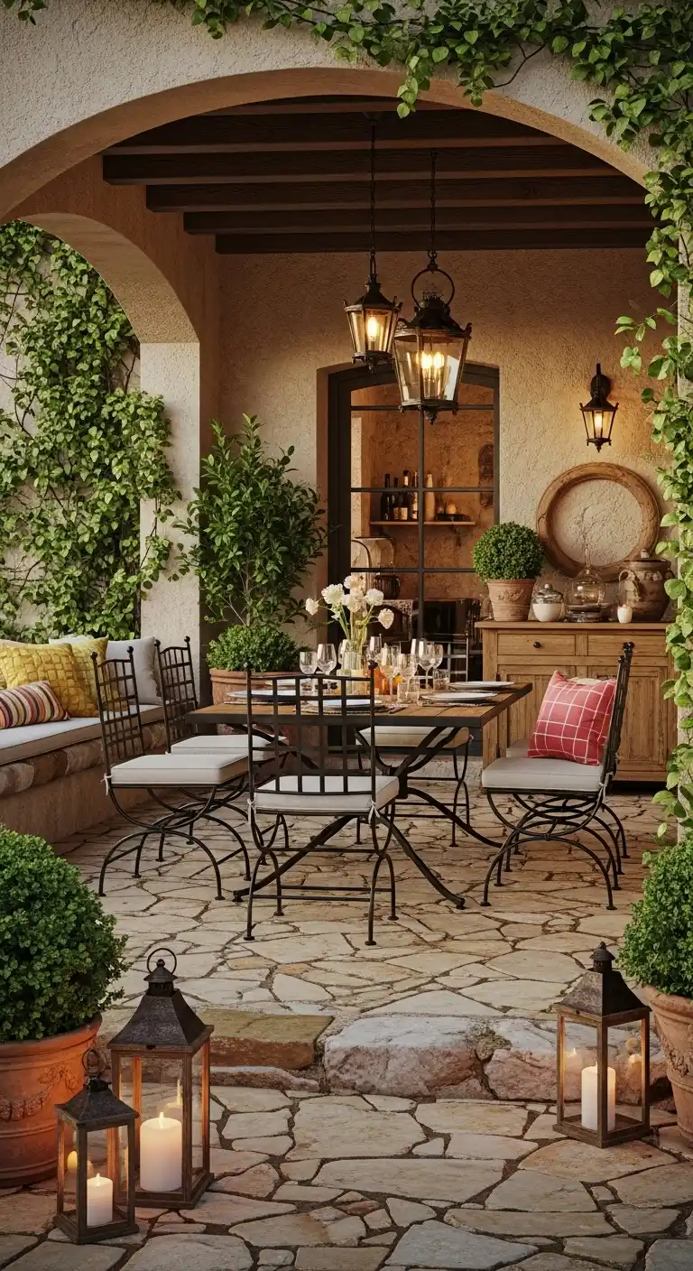 10. Mediterranean-Inspired Terrace