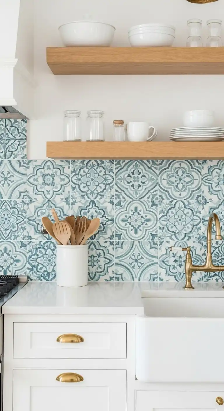 10. Soft Blue Moroccan Influence