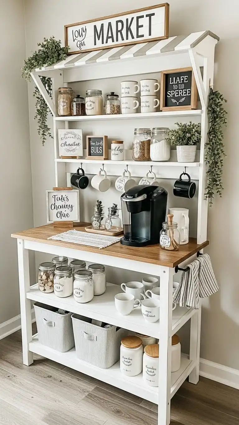 11. Charming Country Market Stand