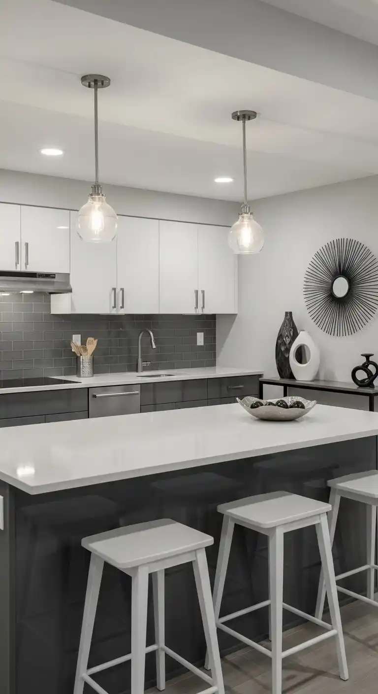 12. Contemporary Chic with Sleek Finishes