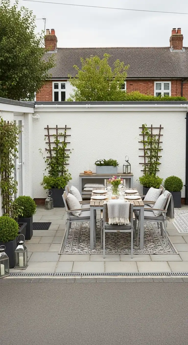 13. Repurposed Driveway Patio