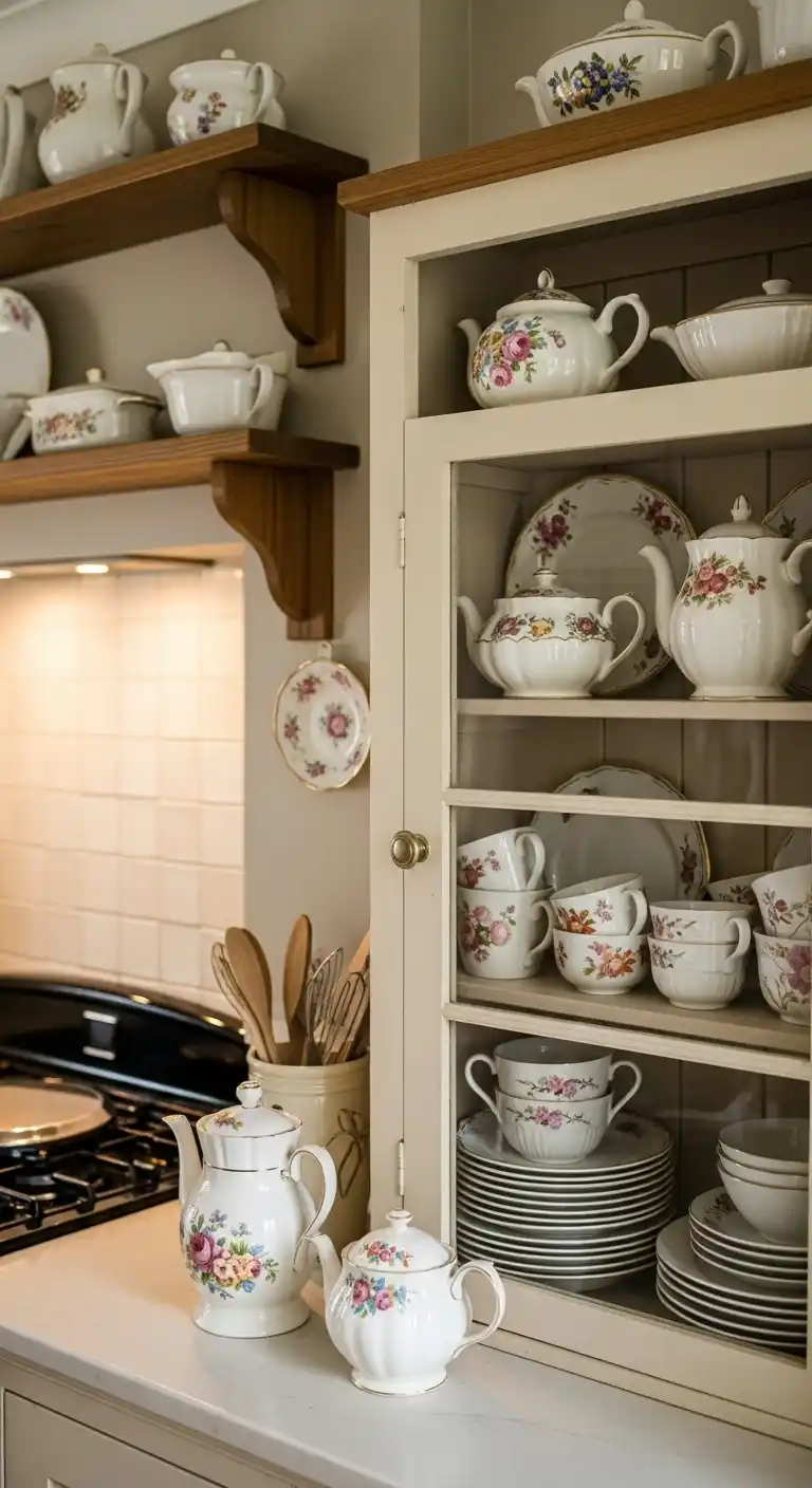 15. Display Antique Dishware