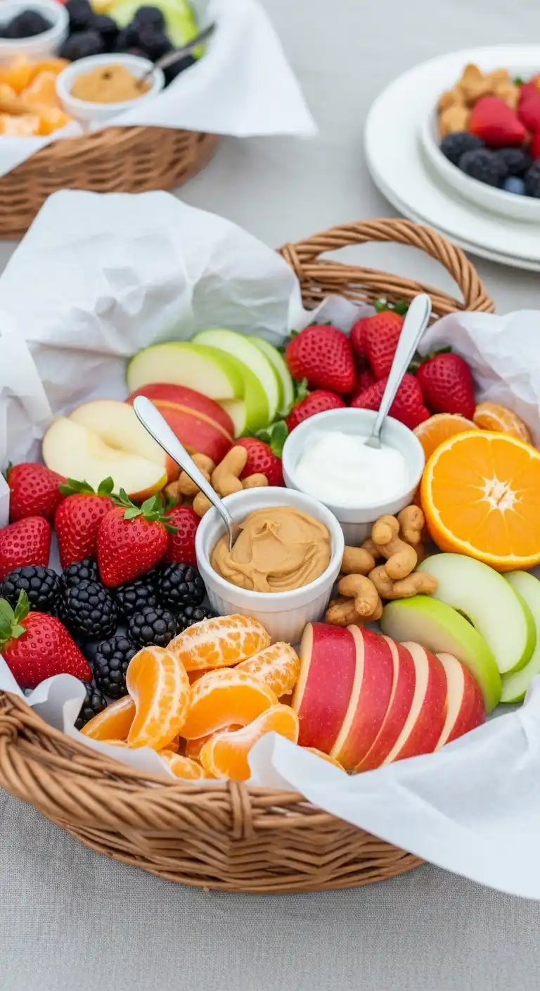 15. Picnic-Ready Fruit Basket Tray