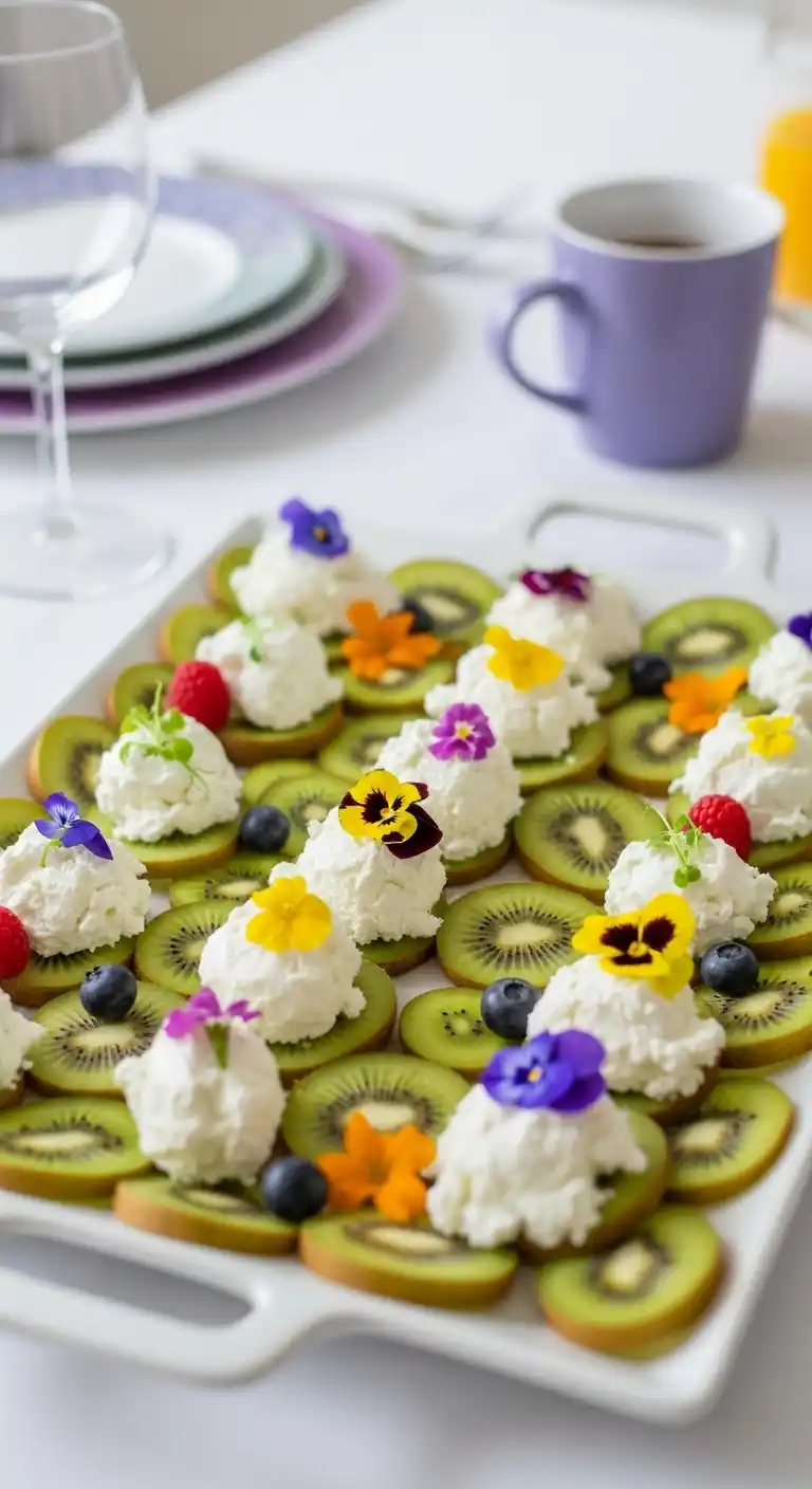 17. Kiwi and Cream Cheese Tray