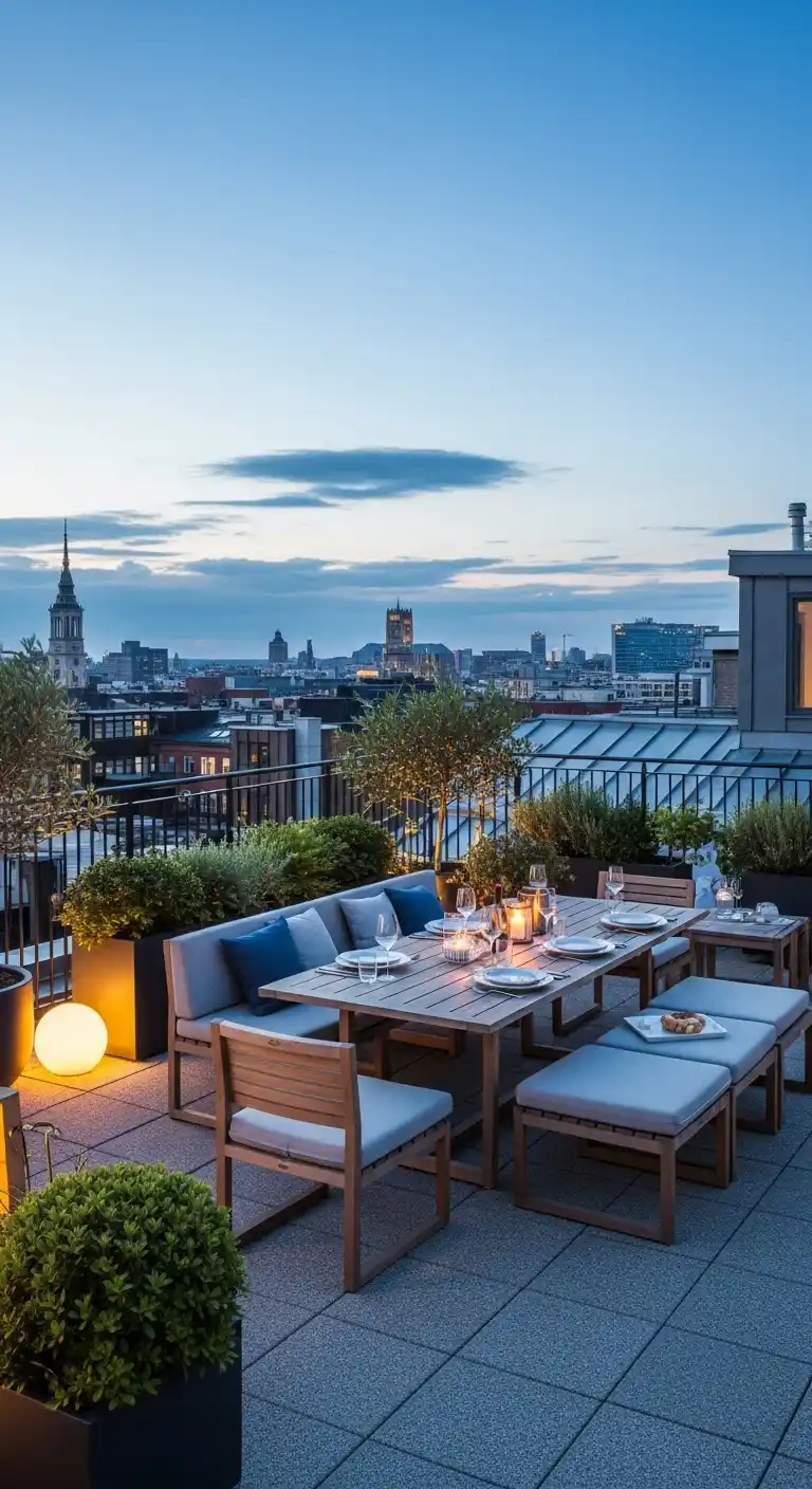 17. Rooftop Dining Terrace
