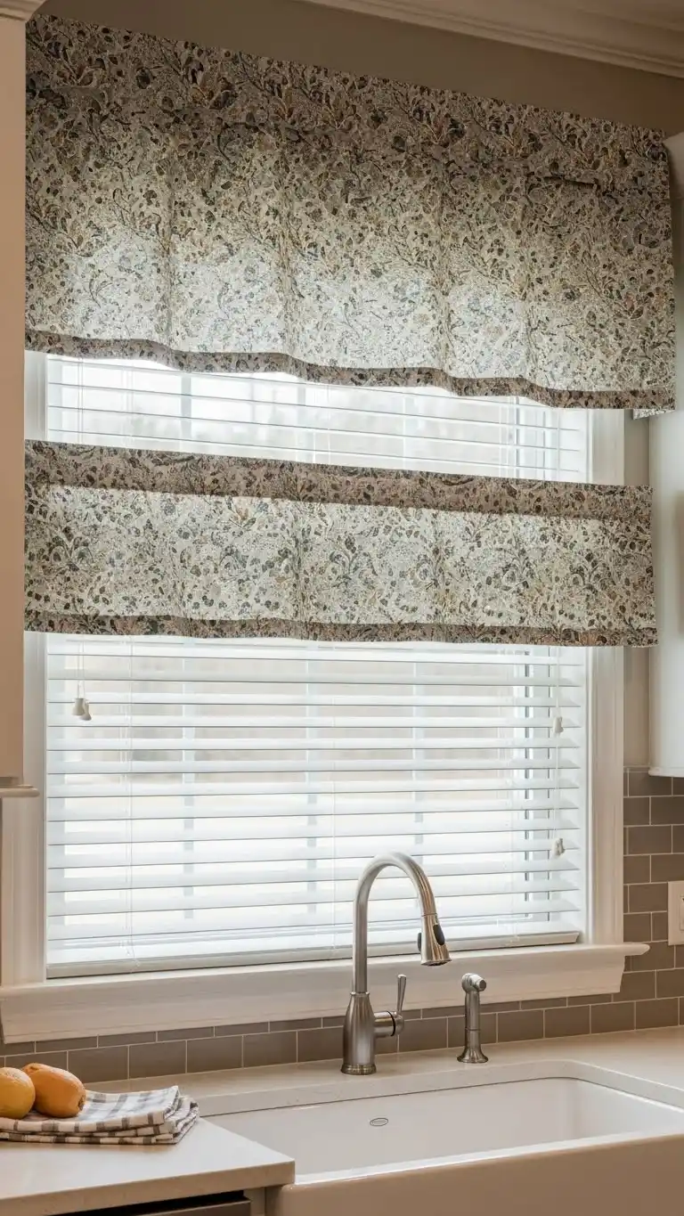 18. Layered Valances and Blinds
