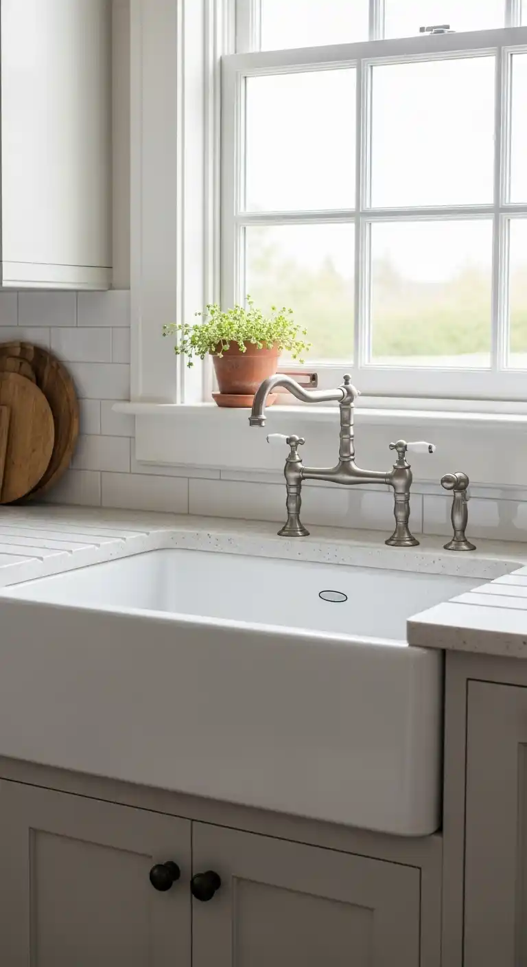 2. Add a Classic Butler Sink