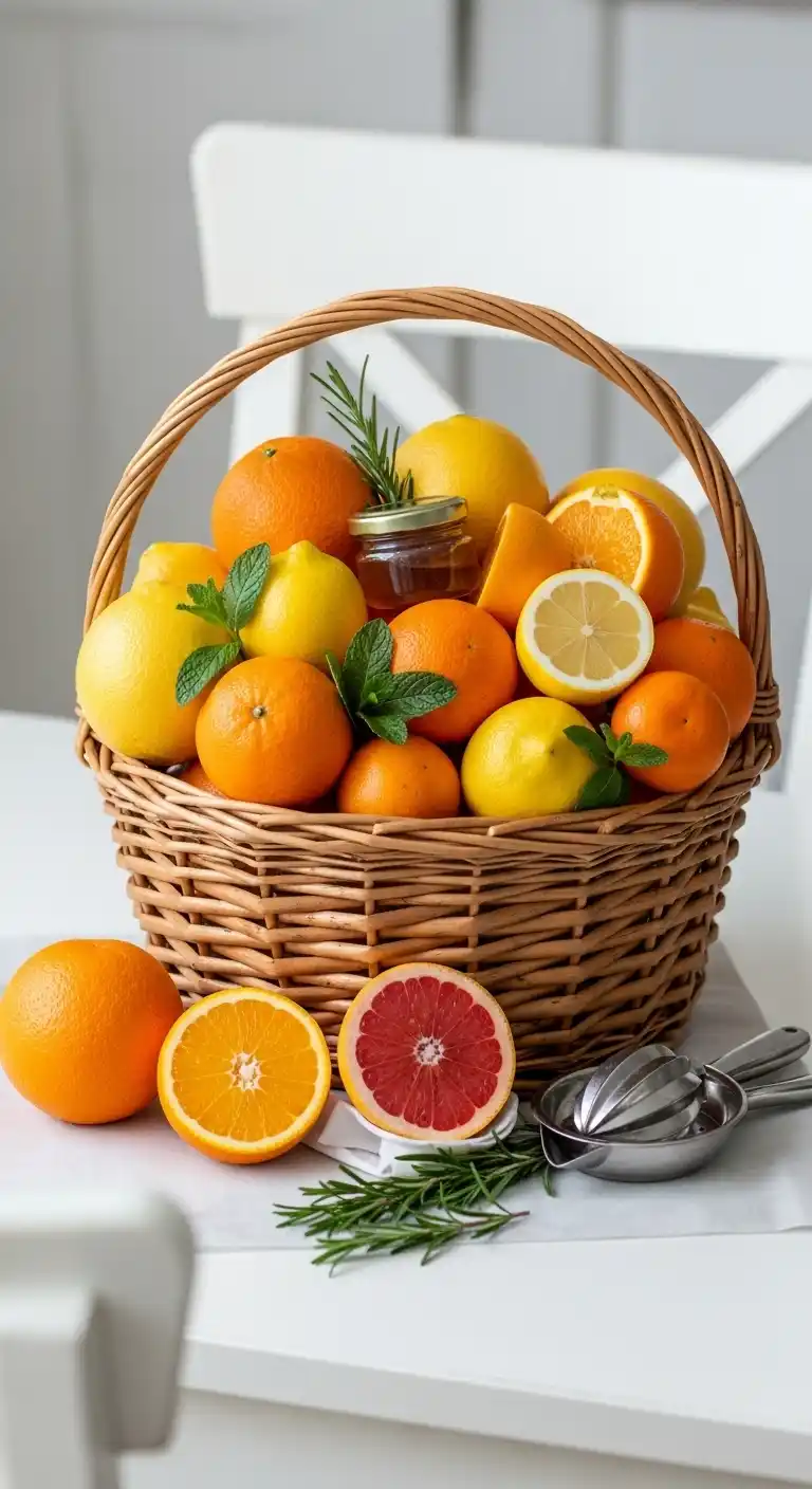 2. Citrus Burst Basket