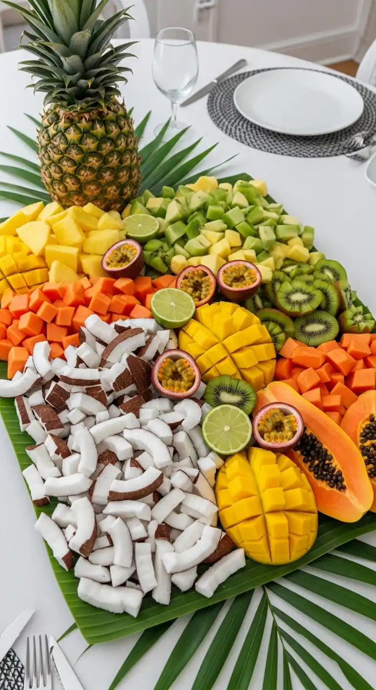 2. Tropical Paradise Fruit Tray