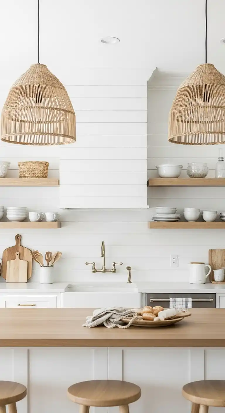 2. White Shiplap Simplicity