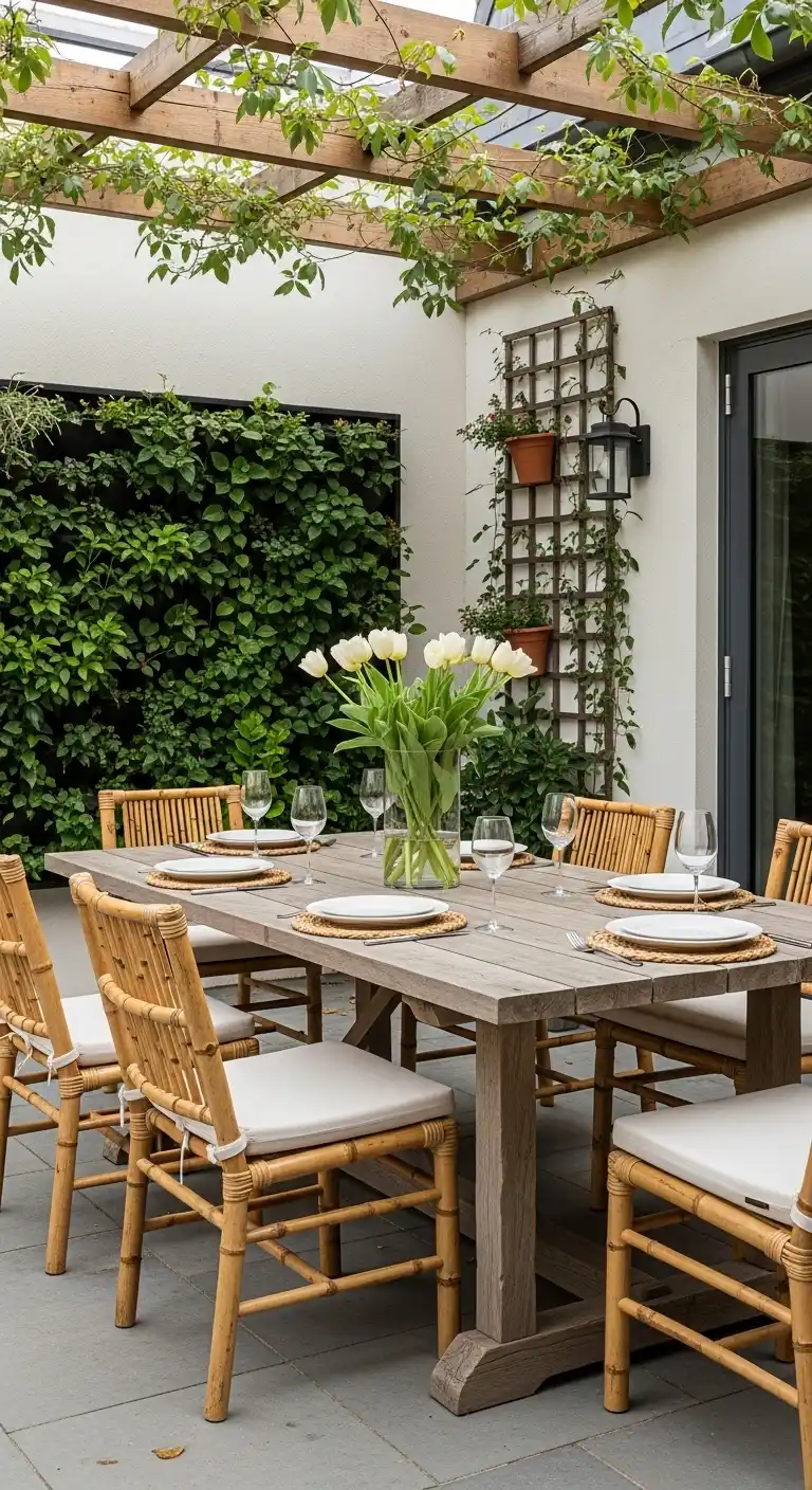 20. Eco-Friendly Dining Area
